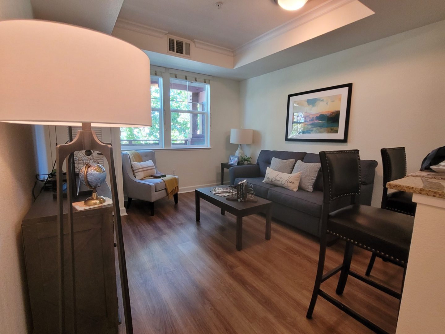 Cozy living room with modern decor.